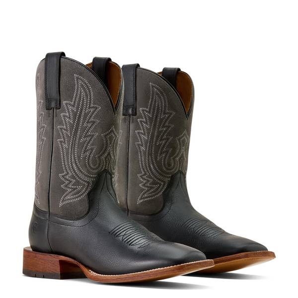 ARIAT Men's Wide Square Toe Cowboy Boots Full-Grain Leather 11-In Shaft