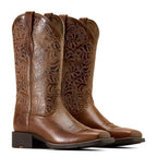ARIAT Women's Round Up Remuda Wide Square Toe Western Boot