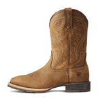 ARIAT Men's Hybrid Rancher Western Boots Full-Grain Leather Wide Square Toe