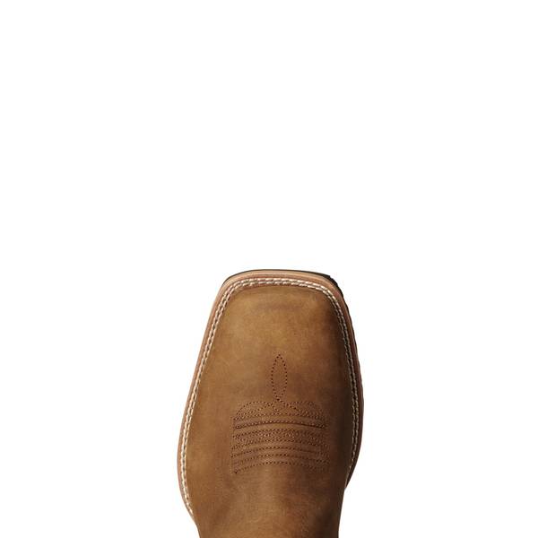 ARIAT Men's Hybrid Rancher Western Boots Full-Grain Leather Wide Square Toe