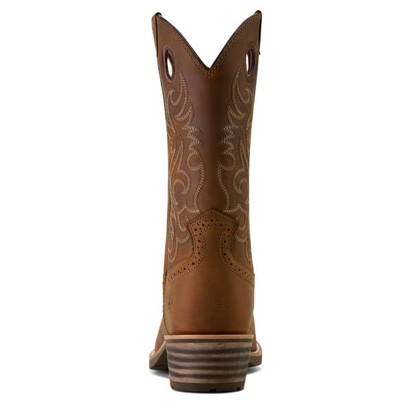 ARIAT Men's Square Toe Cowboy Boots Full-Grain Leather 12-In Shaft