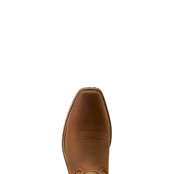 ARIAT Men's Square Toe Cowboy Boots Full-Grain Leather 12-In Shaft