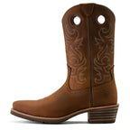 ARIAT Men's Square Toe Cowboy Boots Full-Grain Leather 12-In Shaft