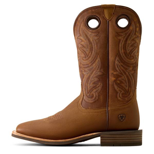 ARIAT Men's Wide Square Toe Cowboy Boot 12-In Shaft Full-Grain Leather