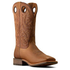 ARIAT Men's Wide Square Toe Cowboy Boot 12-In Shaft Full-Grain Leather