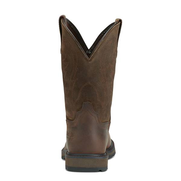 ARIAT Men's Steel Toe Work Boots 10-In Full-Grain Leather with Suede Upper EH SR