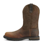 ARIAT Men's Steel Toe Work Boots 10-In Full-Grain Leather with Suede Upper EH SR