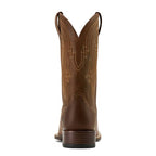 ARIAT Men's Plano Wide Square Toe Cowboy Boots Full-Grain Leather 11-In Shaft