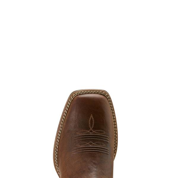 ARIAT Men's Plano Wide Square Toe Cowboy Boots Full-Grain Leather 11-In Shaft