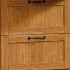 Sauder Wardrobe/Storage Cabinet, Cinnamon Cherry Finish