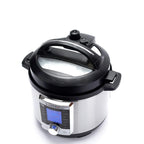 3 Quart Programmable Cooker, Stainless Steel, 16 in 1, Silver, Touch Control, UL Certified