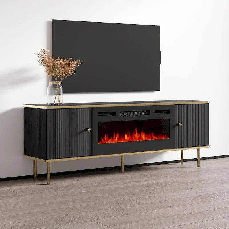 Camelia 63-Inch Electric Fireplace TV Stand