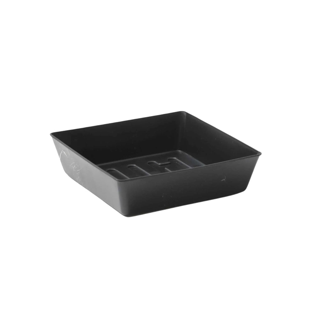 5X5 Extra Strength Shallow Microgreen Trays | Black / 16 Inserts / No Hole
