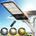 Tri-Color Solar Street Lights Outdoor - 5800W Solar Parking Lot Lights Commercial with 3 Color Temperatures, Solar Street Light Dusk to Dawn Street Lights Solar Powered for Outside Yard Garden