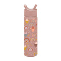 Simple Modern Disney Water Bottle with Straw Lid Vacuum Insulated Stainless Steel Thermos | Leak Proof Flask, Travel | 22oz Minnie Mouse Mauve