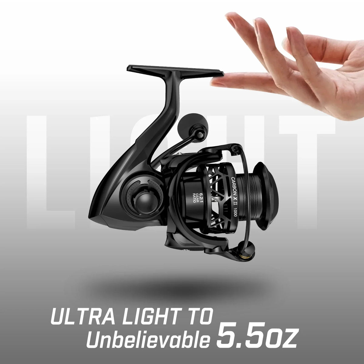 Piscifun Carbon X II Lightweight Spinning Reel | 1000 / Black