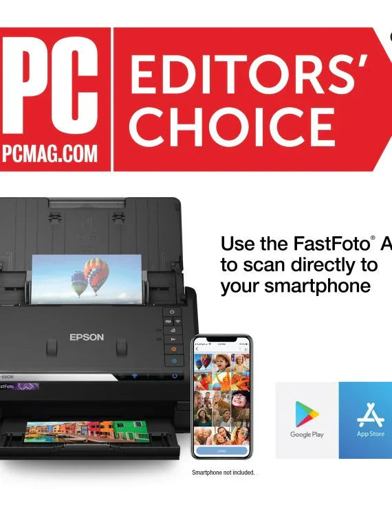 2025 FastFoto FF-680W Wireless High-speed Photo Scanning System – Black