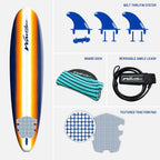 Classic Soft Top Foam 8ft Surfboard