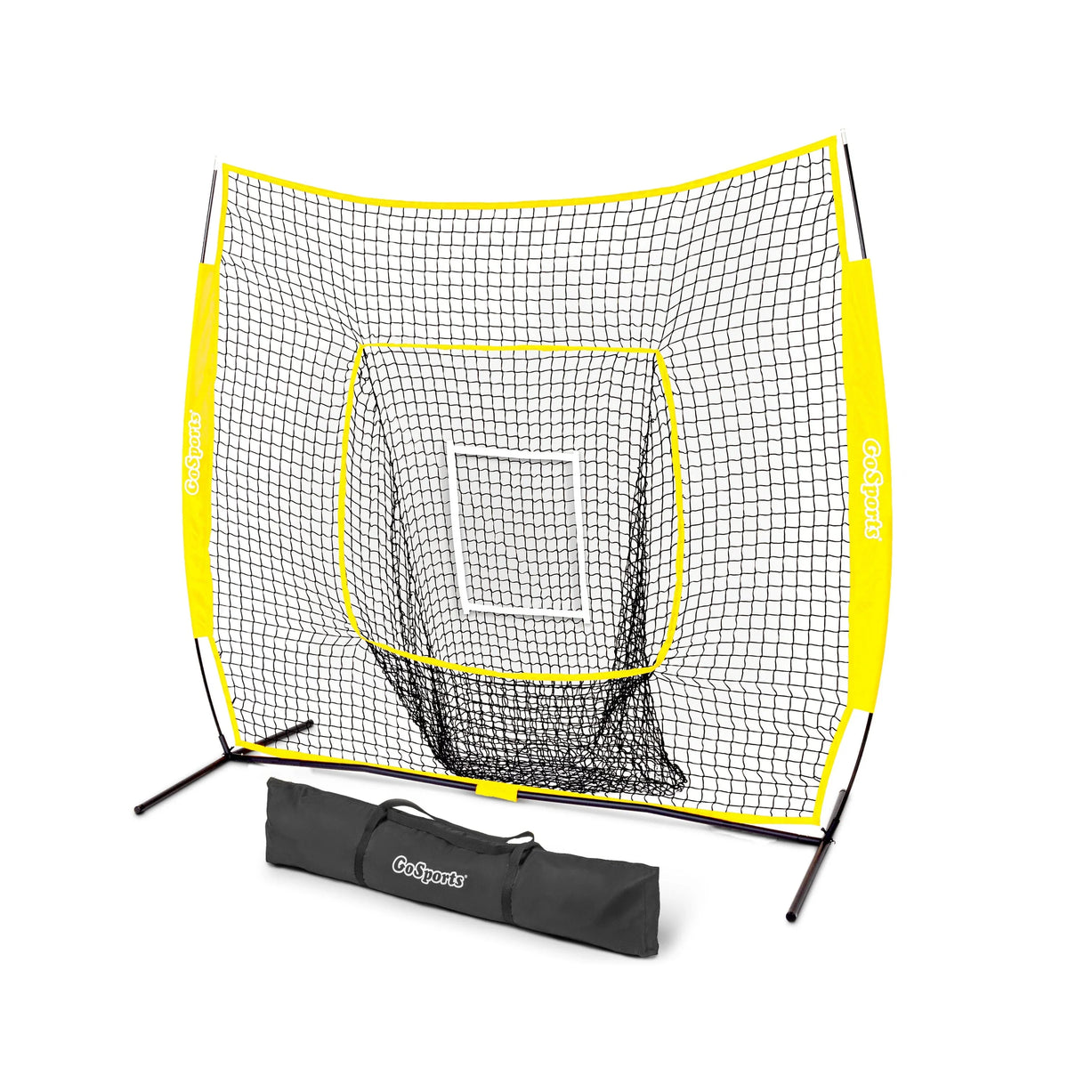 7' x 7' Team Tone Baseball Hitting Net | Yellow