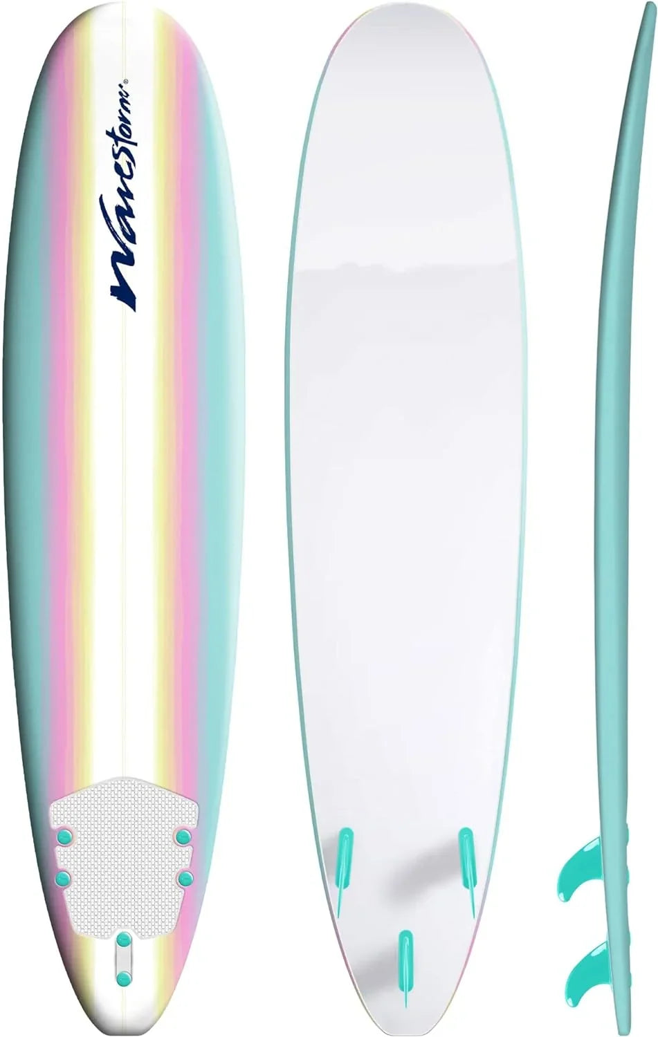 Classic Soft Top Foam 8ft Surfboard