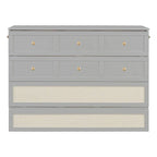 Nestfair Full-Size Murphy Bed with Spacious Drawers