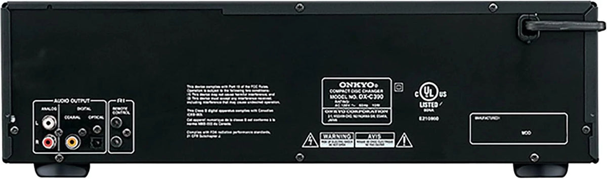 DXC390 6-Disc CD Changer, Black