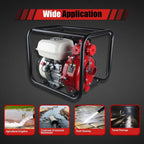 Fire Fighting Petrol Water Pump GP200 TWIN IMPELLER WITH A HONDA ENGINE