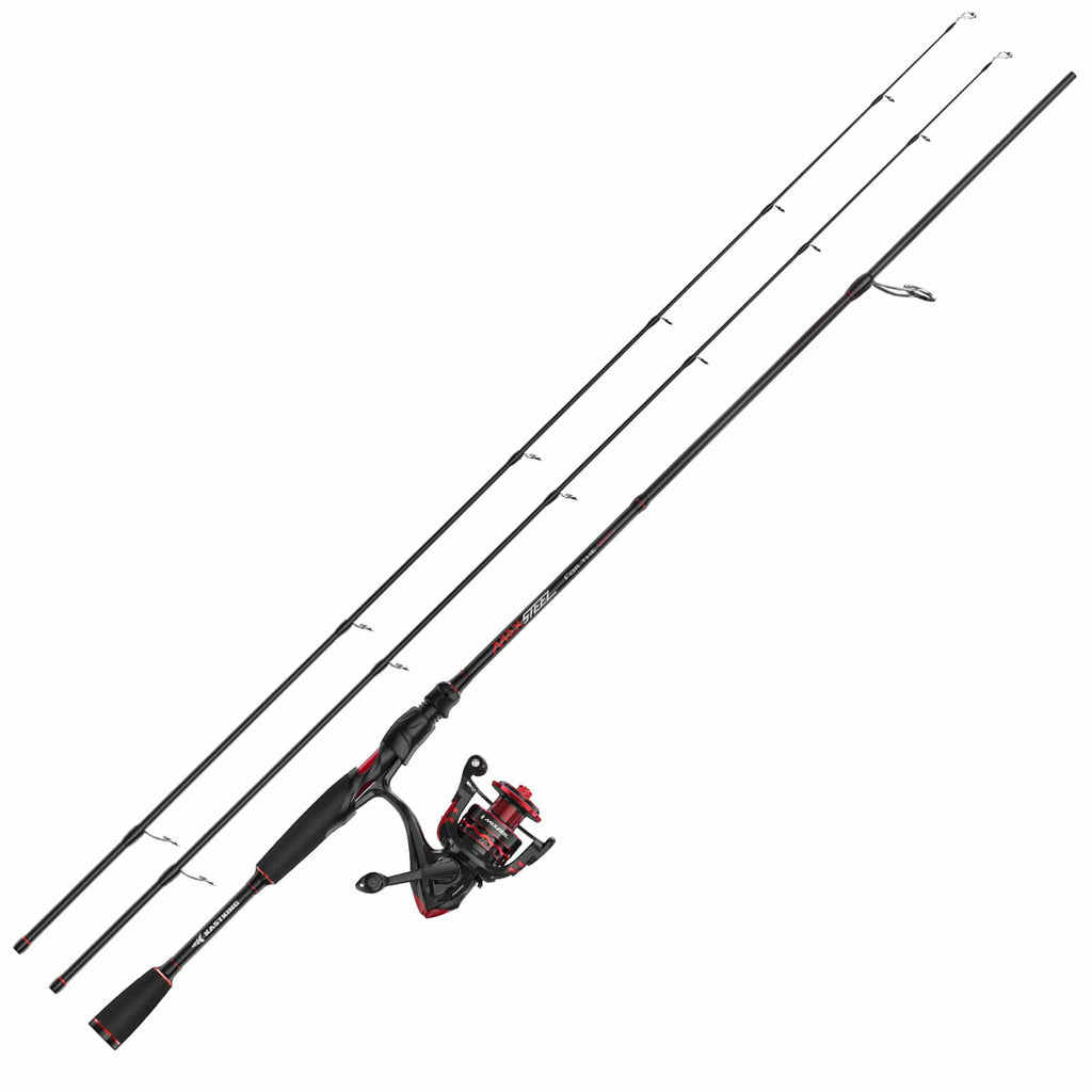 KastKing MaxSteel Twin-Tip Spinning Rod and Reel Combo | 2000 / 6'0" / Medium / Fast