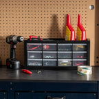12-Drawer Desk Storage Organizer