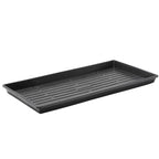 1020 Microgreen Trays | Extra Strength Shallow 1020 Trays | 1 Tray / No Holes / Black