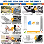 Hoteel 10x15 Heavy Duty Canopy Tent with 4 Sidewalls,Pop up Canopy for Parties Wedding,Commercial Easy up Gazebo with Roller Bag,UV 50+ &,Black