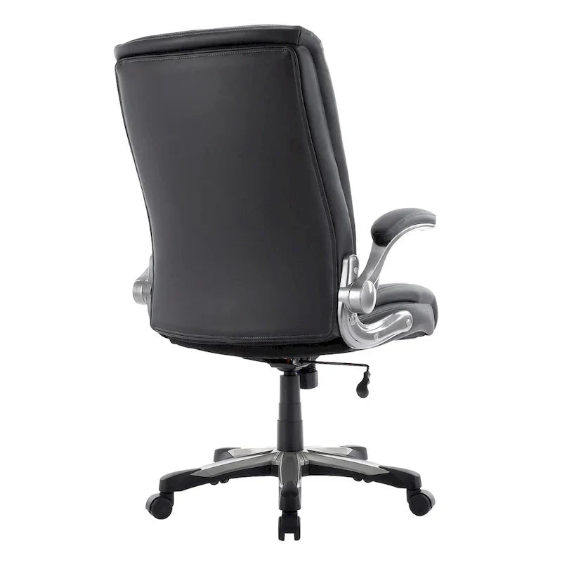 Ergonomic Office Chair with High Back Flip Up Armrests and Rolling Base