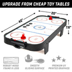 40" Tabletop Air Hockey Table | Black