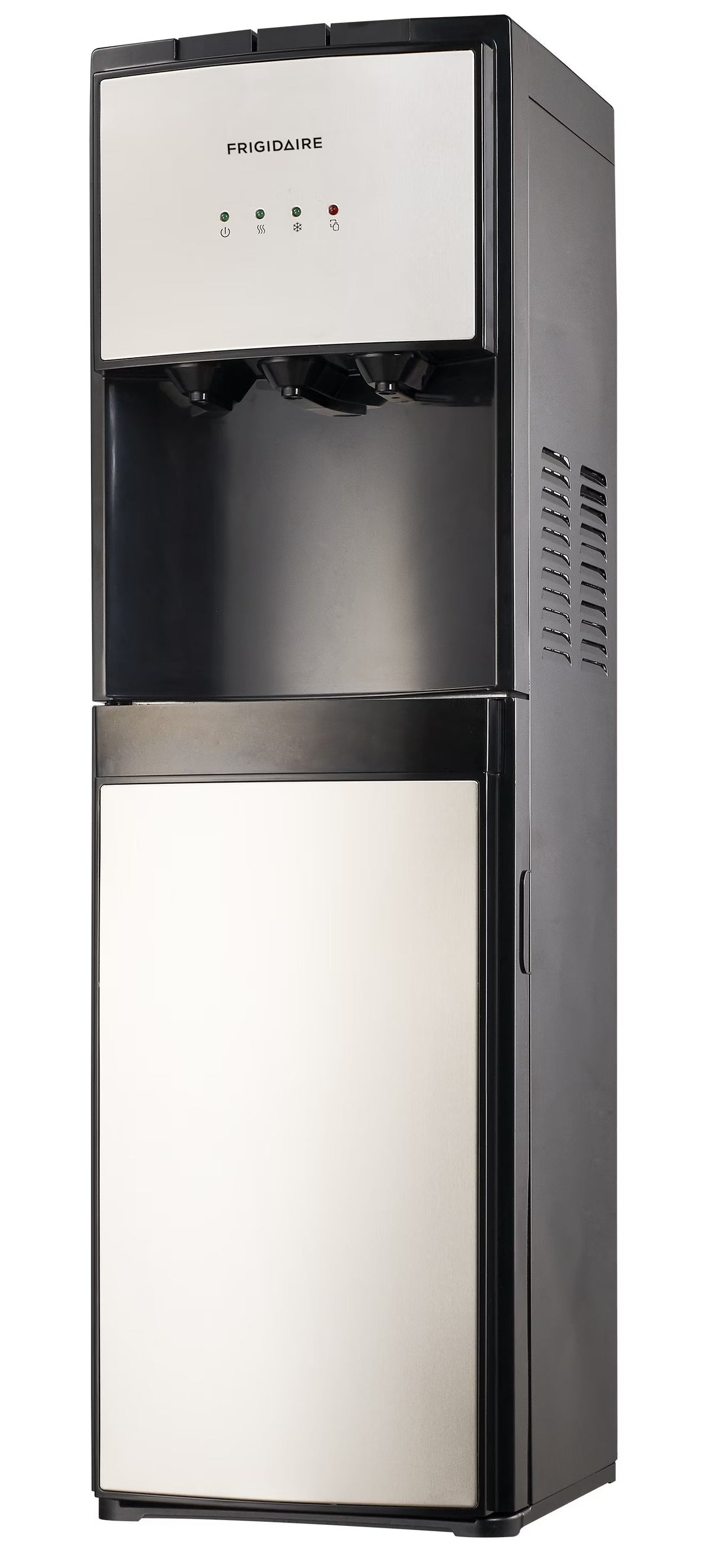 Frigidaire, 5 Gallon Bottom Loading Hot and Cold Water Dispenser EFWC505, Stainless Steel