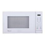 Magic Chef 1.6 Cu. ft. 1100W Countertop Microwave Oven with Push-Button Door in Black, New