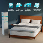 Size Mattress. Serweet 12 Inch Gel Memory Foam Hybrid Mattress in a Box. Fiberglass Free. Breathable Bed Mattress for Cooler Sleep Supportive & Pressure Relief. Medium Firm Feel