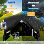 HOTEEL 10x15 Heavy Duty Canopy Tent ,Pop up Canopy for Parties Wedding,Commercial Easy up Gazebo with Roller Bag,UV 50+ &,White