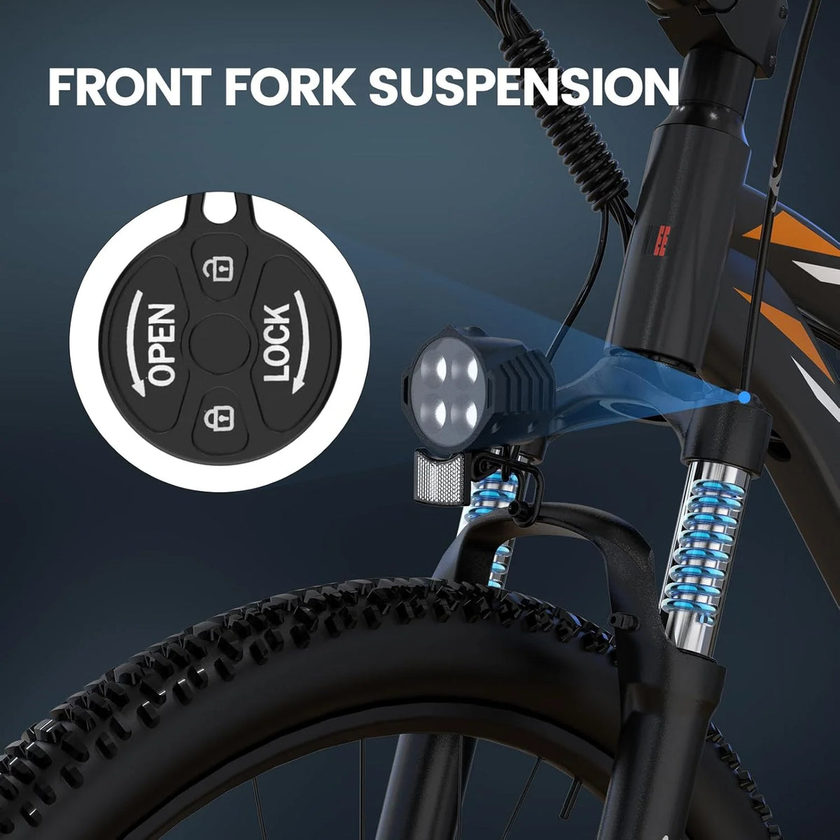 26-Inch Electric Bike with Removable 468 Wh Battery