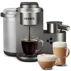 Keurig K-Cafe Single Serve K-Cup Coffee Maker, Latte Maker and Cappuccino Maker, Dark Charcoal