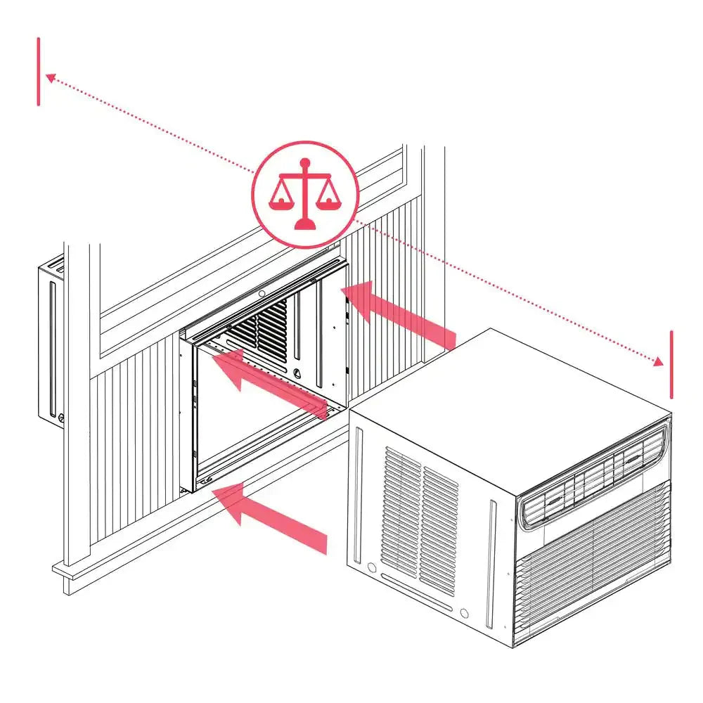 2025 Frigidaire 25,000 BTU Connected Window Air Conditioner with Slide Out Chassis
