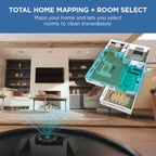 Shark IQ Robot Vacuum with XL Self - Empty Base, Home Mapping, Self - Cleaning Brushroll, Wi - Fi, RV1000AE