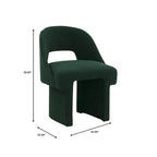 Modern Elegant Boucle Upholstered Accent Chair with MDF Wood Frame for Home Office, Living Room, and Bedroom