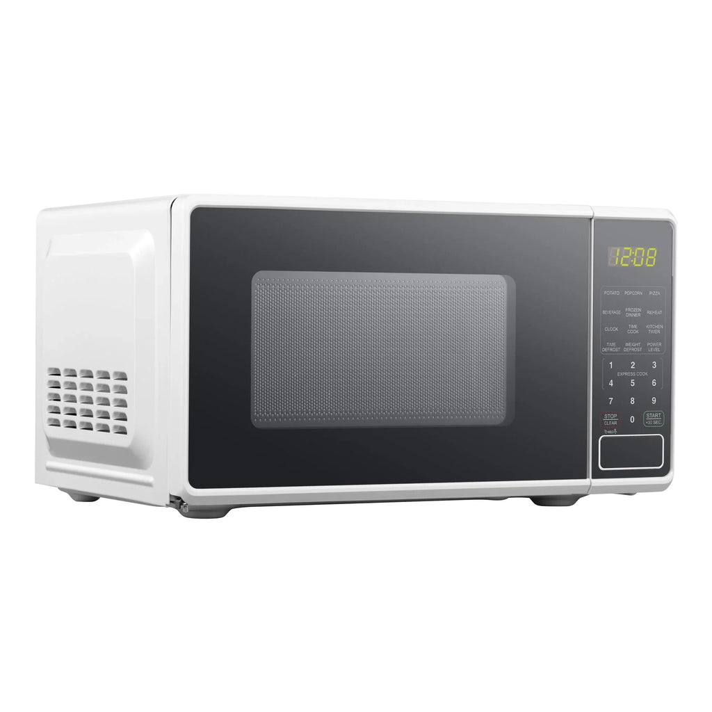 Mainstays 0.7 Cu. Ft. Countertop Microwave Oven, 700 Watts, White, New