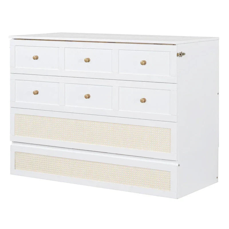 Nestfair Full-Size Murphy Bed with Spacious Drawers