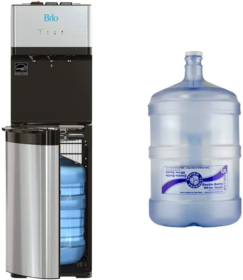 Self Cleaning Bottom Loading Water Cooler Water Dispenser 3 Temperature Settings