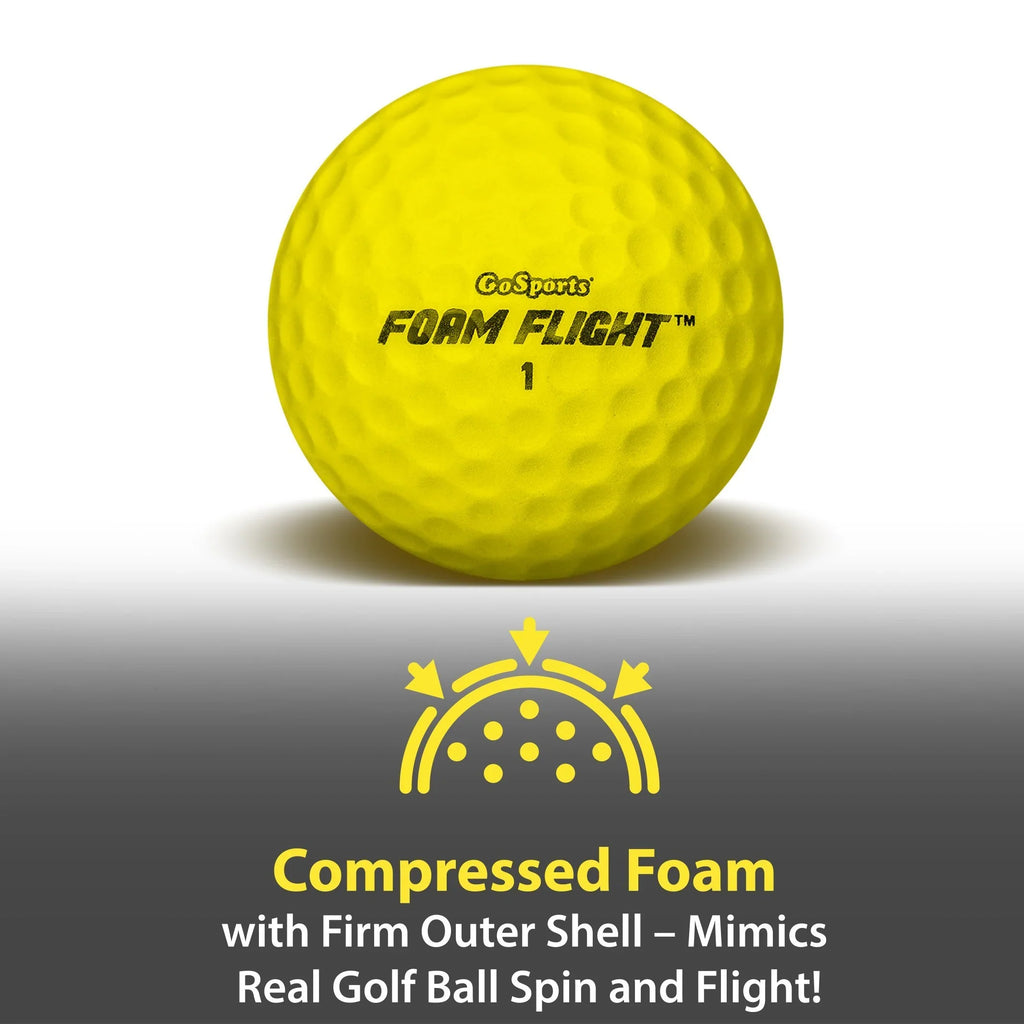 Foam Flight Practice Golf Balls, 24-pk | Yellow