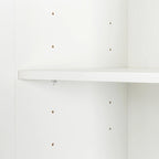 Slim Tall Storage Cabinet, Pantry Cabinet with Doors Shelves Small Space for Kitchen Living Room Bathroom