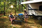 Napoleon Travelq 240 1 - Burner Portable Propane Gas Grill in Blue
