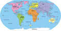 Shapes etc. Practice Map Labeled World 30 Sht