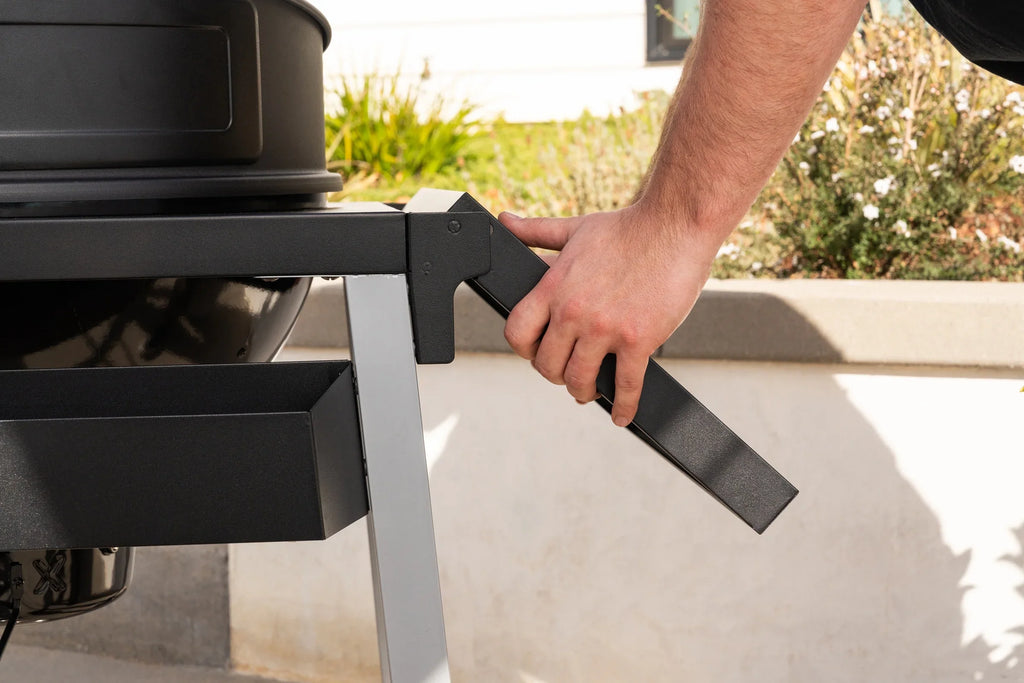 Expert Grill Kettle Cart with Pizza Accessories and Warming Rack
